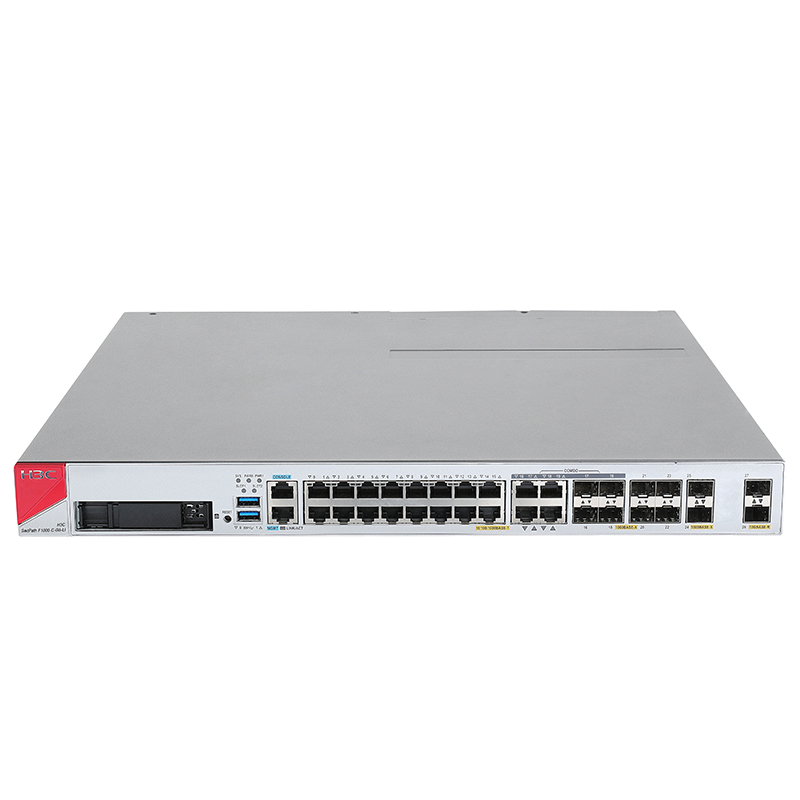 H3C F1000-C-G5-LI 14电口+12光+4万兆光多业务企业级安全管理防火墙